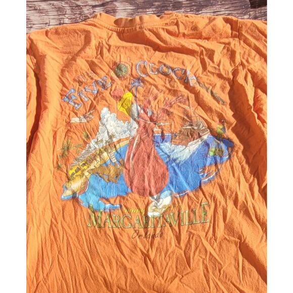 Vtg Y2k Jimmy Buffet Margaritaville tee shirt 5 o'clock somewhere - Picture 3 of 5